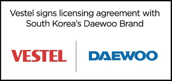 Vestel prend la licence de la marque Daewoo en électroménager et en TV