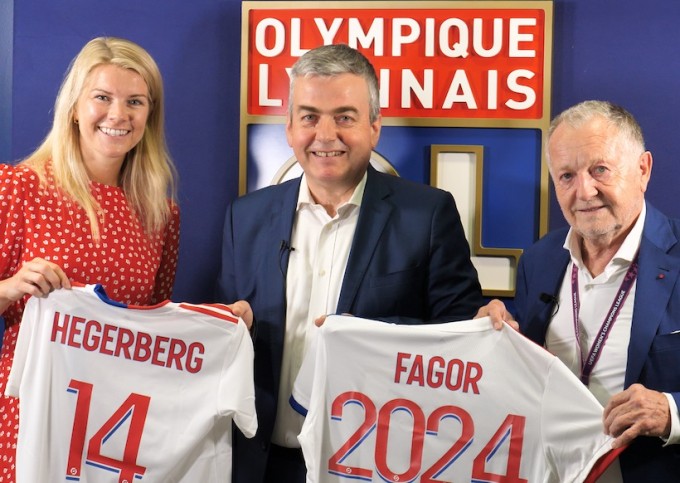 Fagor Electroménager s’engage dans le football féminin avec l’Olympique Lyonnais