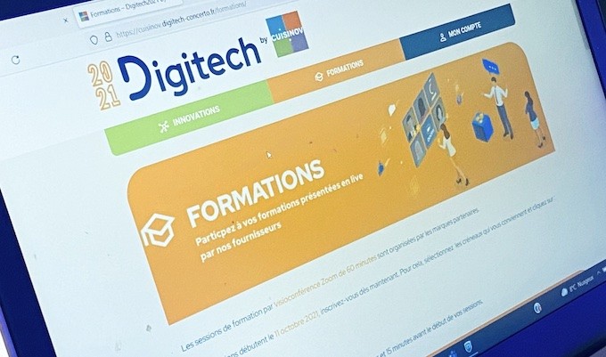 Avec Digitech, Cuisinov maintient le lien avec ses adhérents
