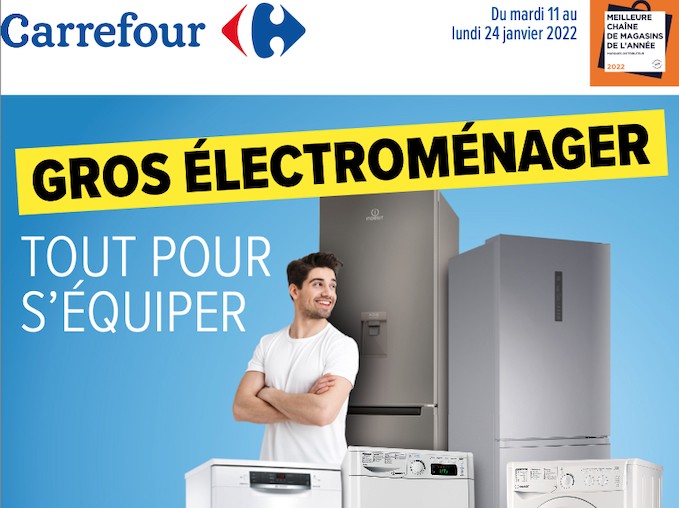 Carrefour revient dans le gros électroménager en 2022