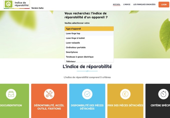 monindicedereparabilite.fr : le site qui va répertorier tous les indices de réparabilité