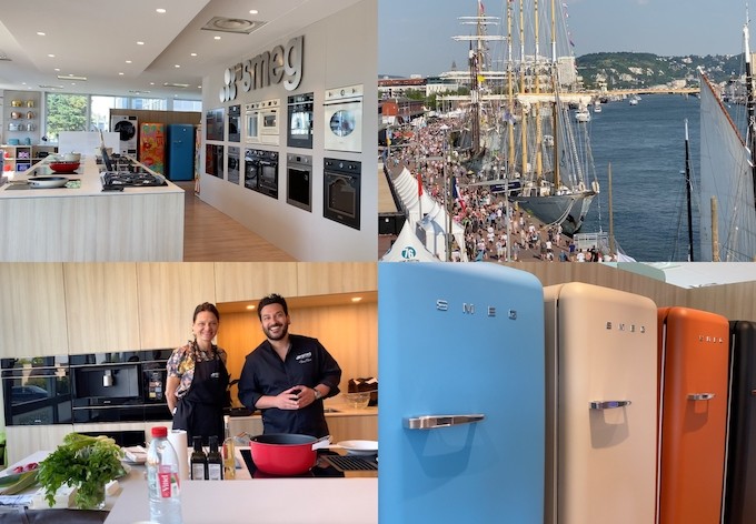 Show culinaire, nouveautés et Armada 2023 pour les partenaires de Smeg