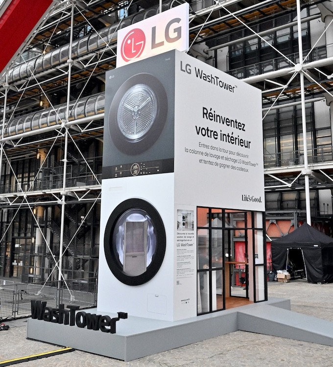 LG lance sa tour de lavage et séchage WashTower en grande pompe