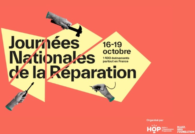 La 3ème édition des Journées Nationales de la Réparation aura lieu du 16 au 19 octobre