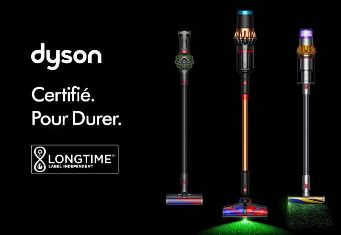 Dyson fait labelliser ses aspirateurs sans fil Longtime : quel est son objectif ?