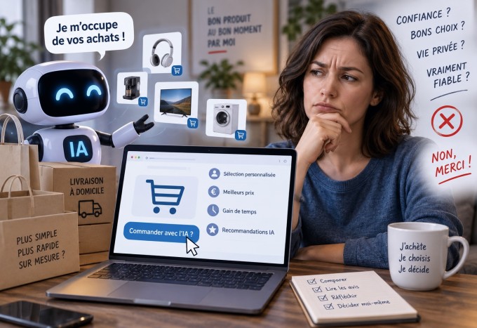 Les consommateurs français sont-ils prêts à confier leurs achats en ligne à une IA ?